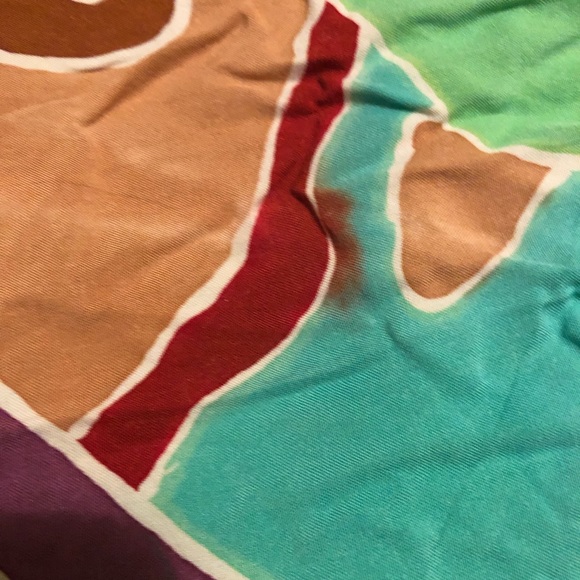 Vintage 100% rayon Made in Indonesia Sarong/beach coverup. By brand Koochee. - Picture 5 of 7